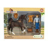 Blacksmith & Accessories W/ Horse Figurine CollectA