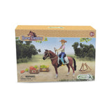 CollectA - Rider & Accessories w/ HorseBox Set - Toy Vehicle