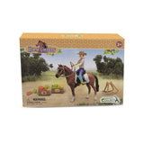 CollectA - Rider & Accessories w/ HorseBox Set - Toy Vehicle