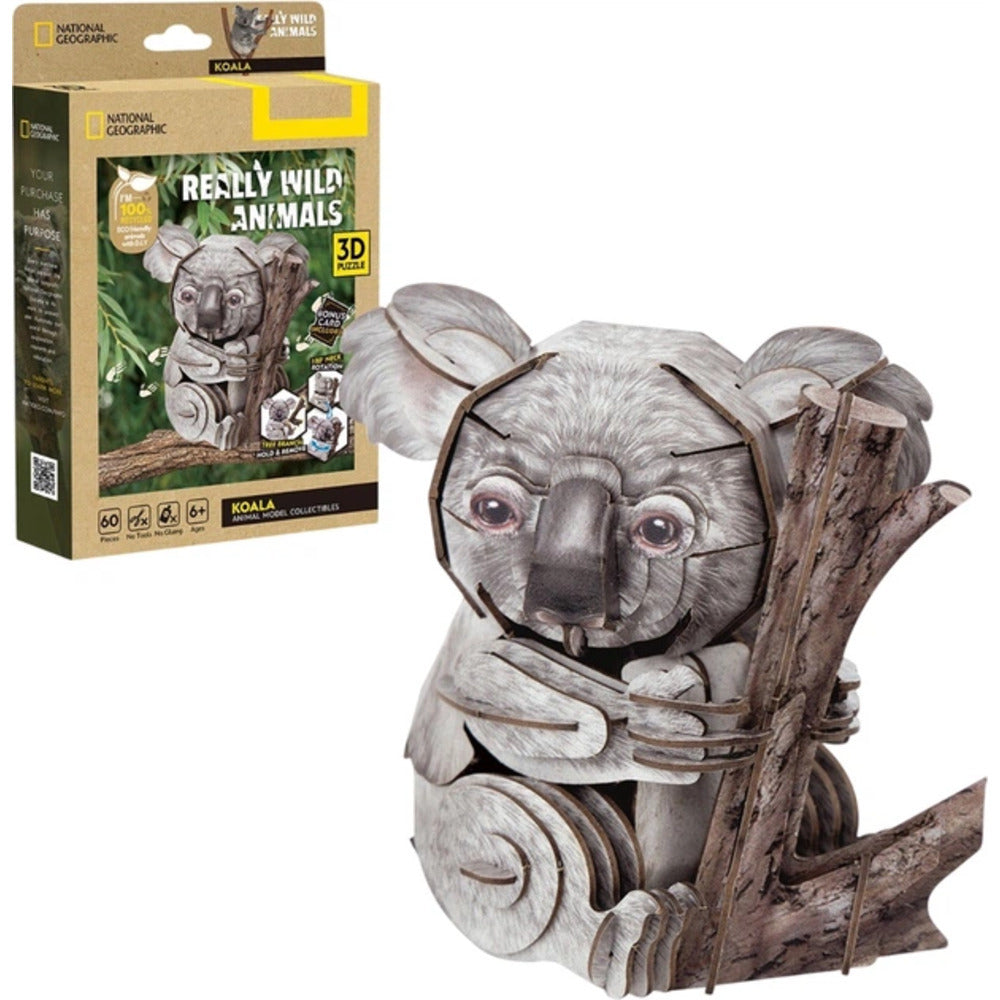 Really Wild Animals Koala 3D Puzzle CubicFun