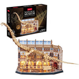 Natural Museum Branchiosaurus 3D Puzzle CubicFun