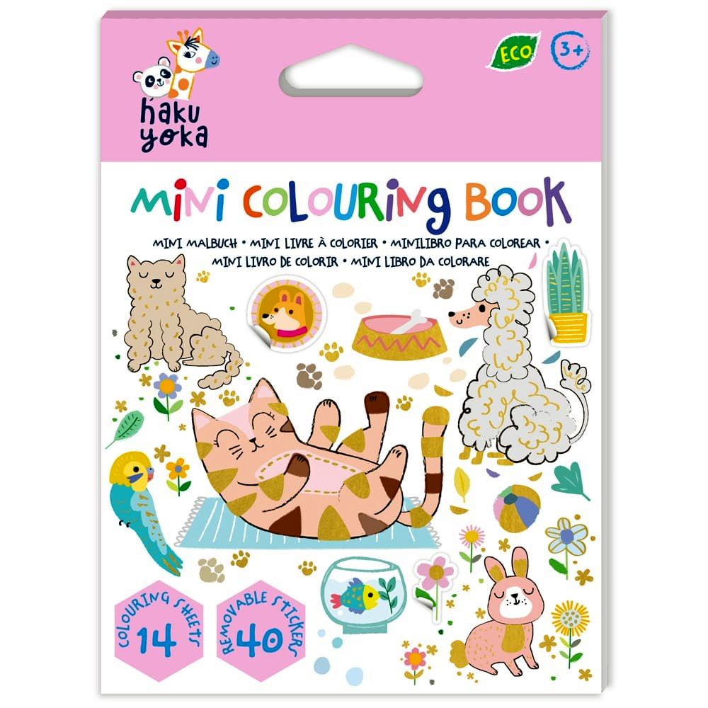 Mini Colouring Book Lovely Pets