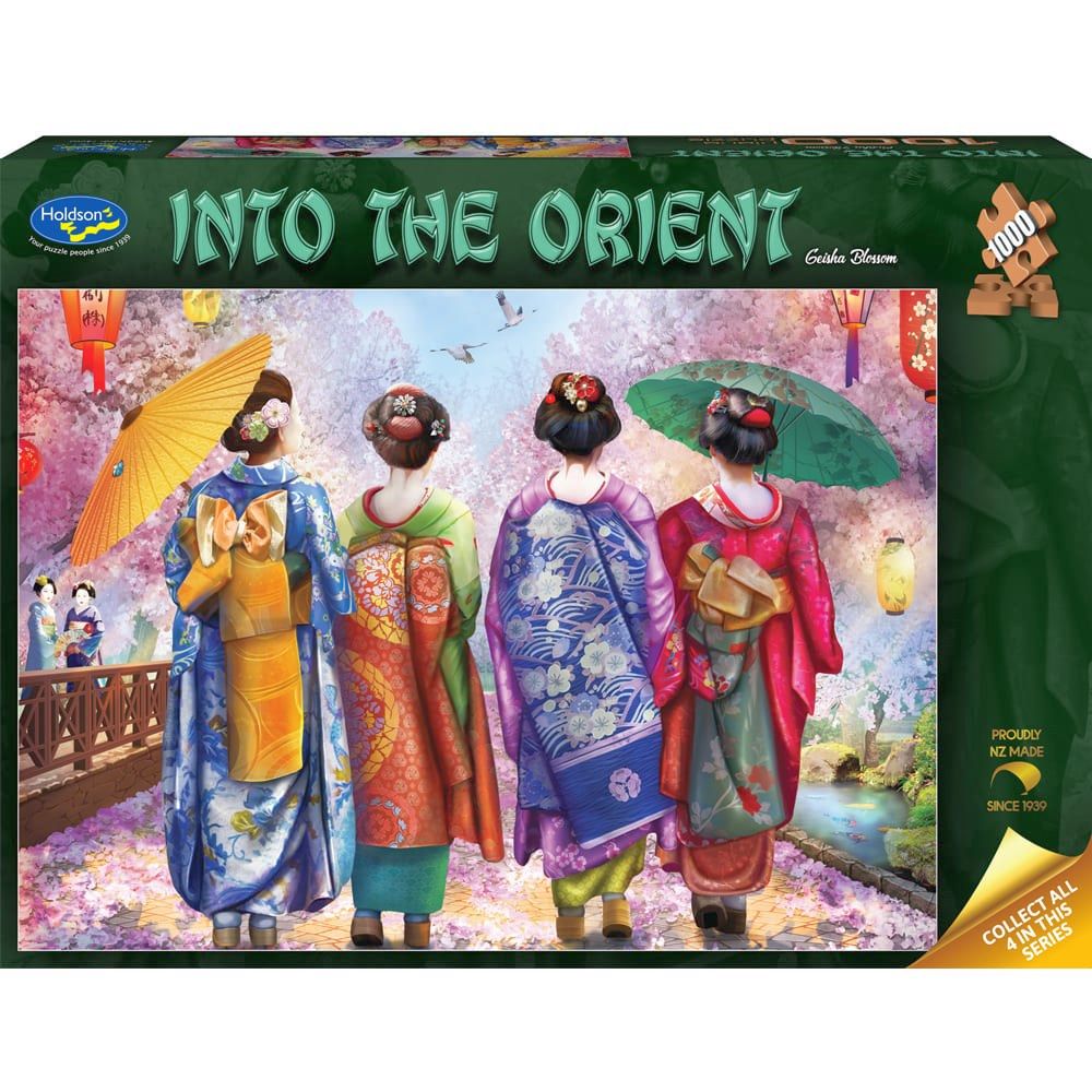 Into the Orient Giesha Blossom Holdson 1000pc Jigsaw Puzzle