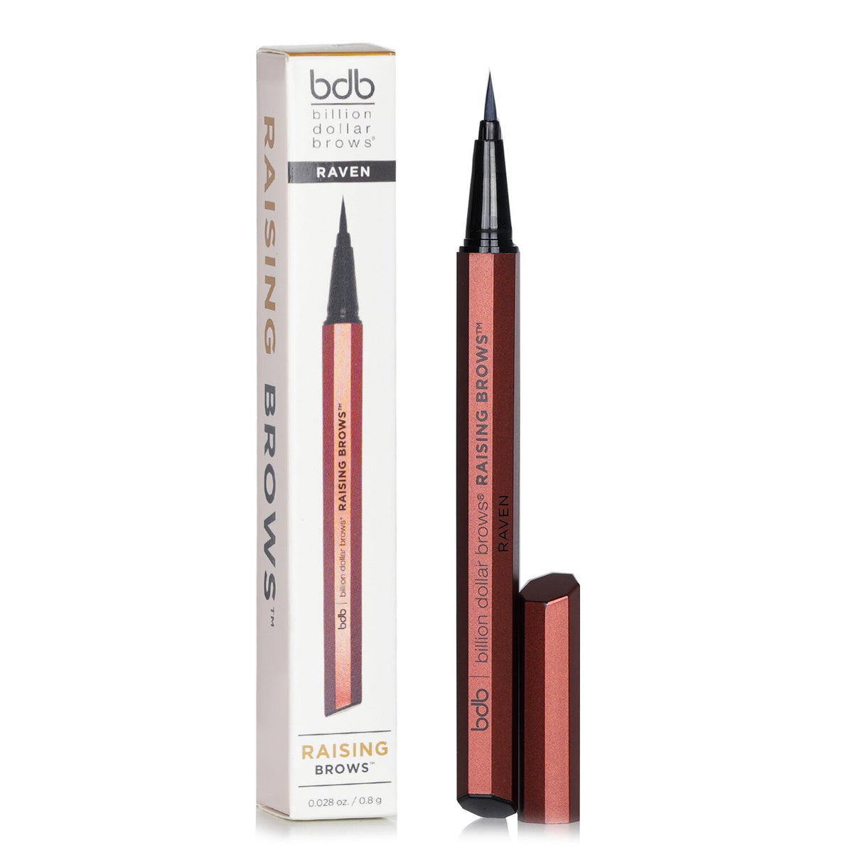Billion Dollar Brows - Raising Brows Liquid Brow Pen - # Raven  - 0.8g/0.028oz
