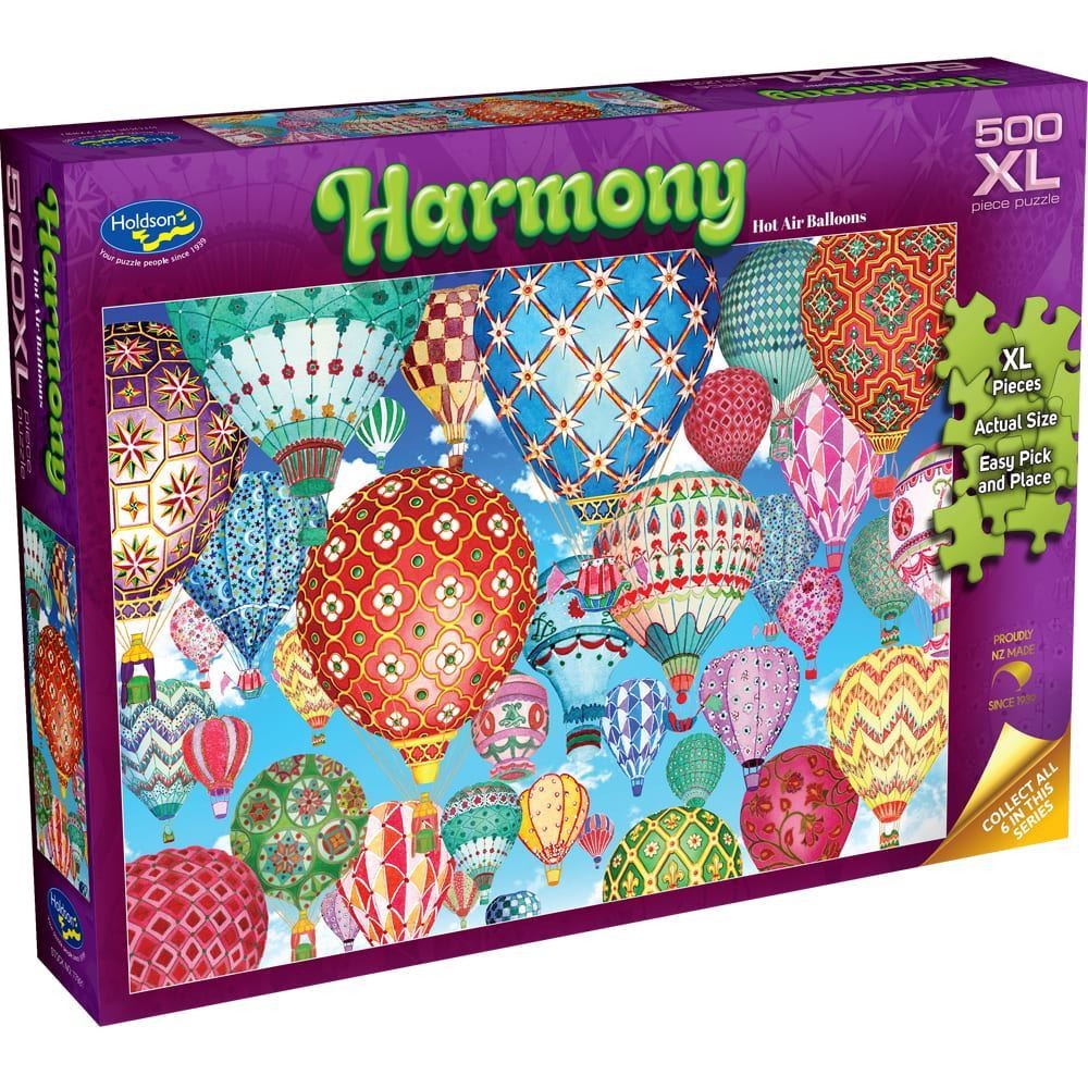 Puzzle - Holdson - Harmony - 500XLpc Puzzle - Hot Air Ballons