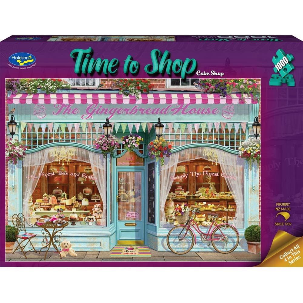 Time to Shop Cake Shop Holdson 1000pc Jigsaw Puzzle