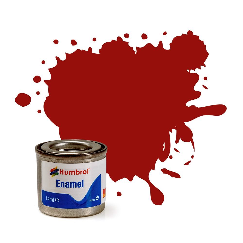 Wine Red Matt Humbrol Enamel Paint 14ml
