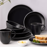 Dinner Set - Mason Cash Black (12pc)