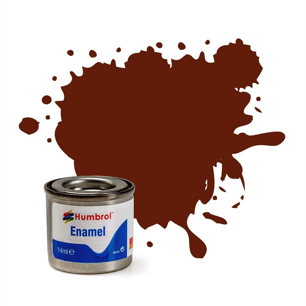 Chocolate Matt Humbrol Enamel Paint 14ml
