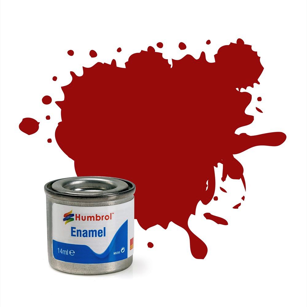 Crimson Gloss Humbrol Enamel Paint 14ml