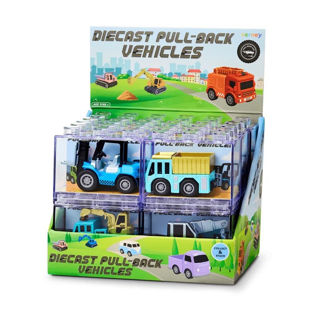 Pull-Back Vehicles - Construction Series (CDU12 = $4.45) - Building Toy
