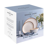DinnerSet - Mason Cash Reactive Cream (12pc)