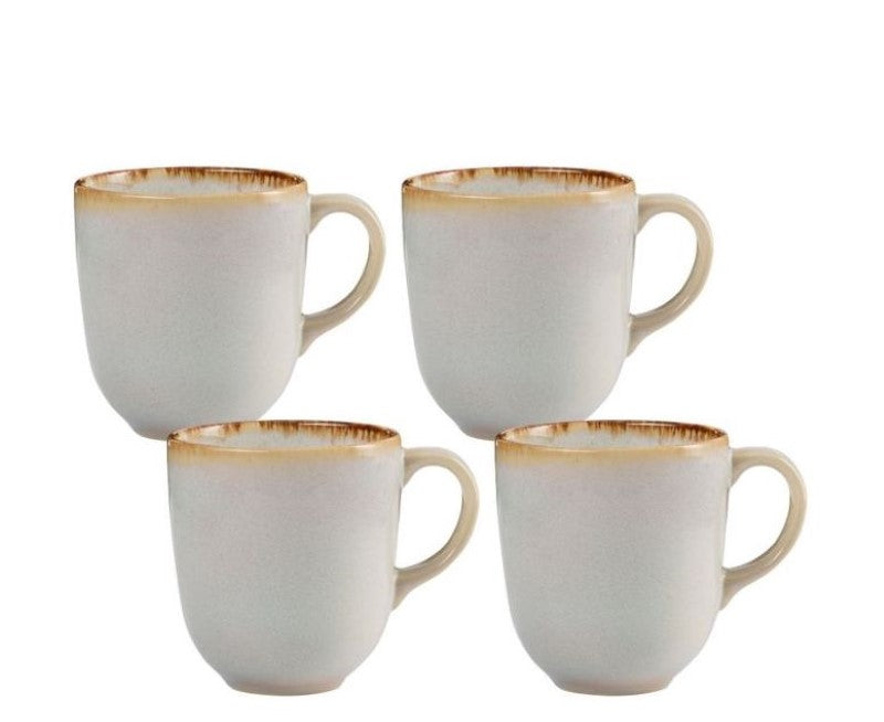Mug - Mason Cash Reactive Cream 400ml (Set of 4)
