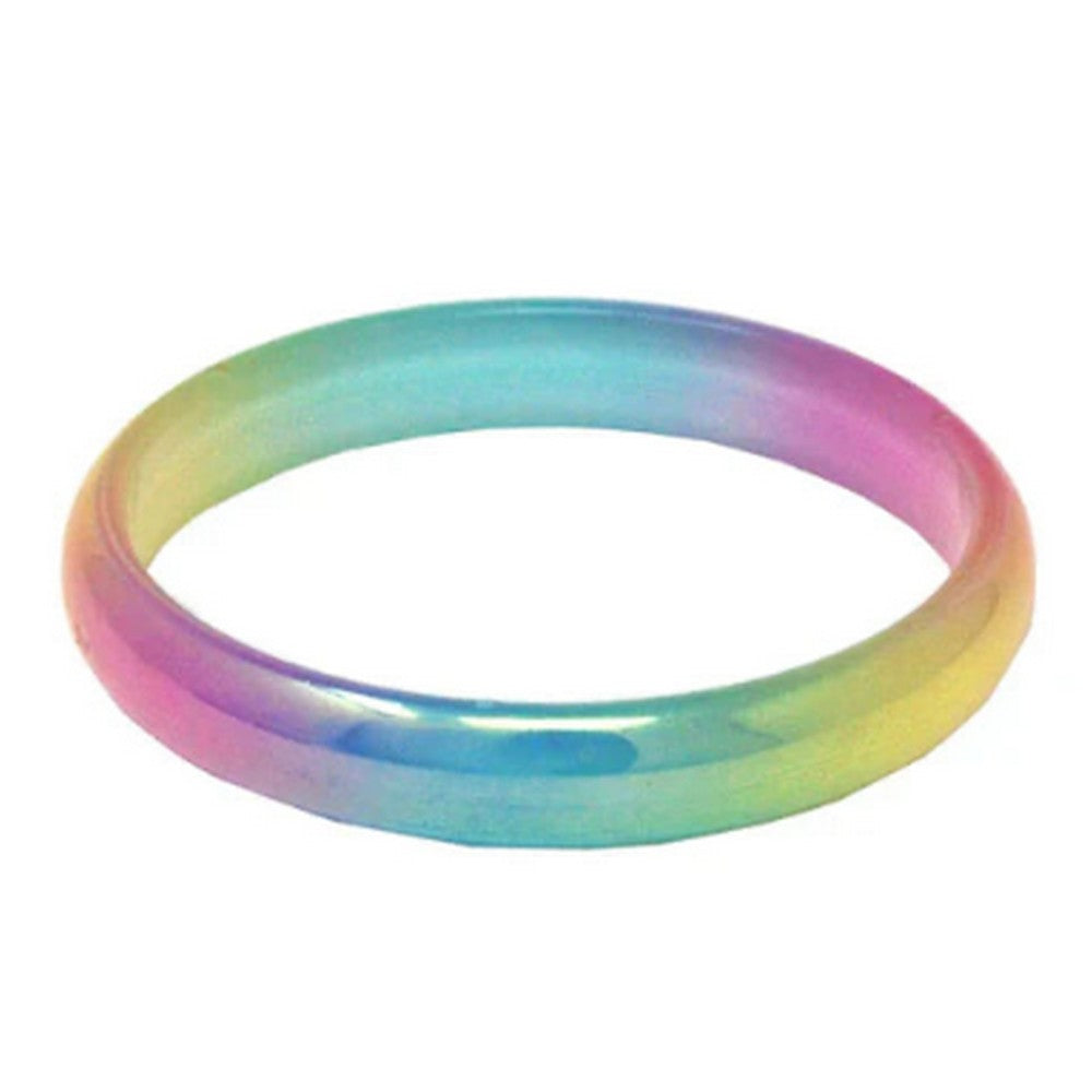 Pink Poppy Pastel Iridescent Multi Coloured Bangle - Toy Vehicle