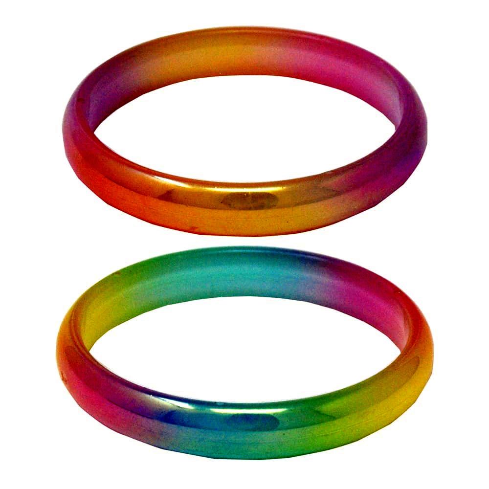 Pink Poppy Pastel Iridescent Multi Coloured Bangle - Toy Vehicle