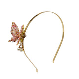 Pink Poppy Shimmer Butterfly Headband - Toy Vehicle