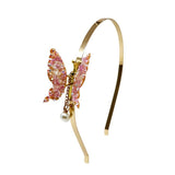 Pink Poppy Shimmer Butterfly Headband - Toy Vehicle