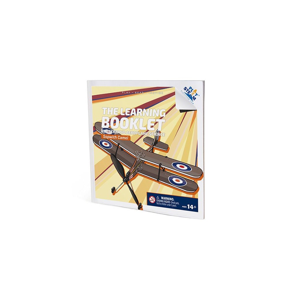 Sopwith Camel Rubber Band Powered Model Airplane PlaySTEM