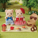 Sylvanian Families Biscuit Bear Sister & Brother Delicious Picnic