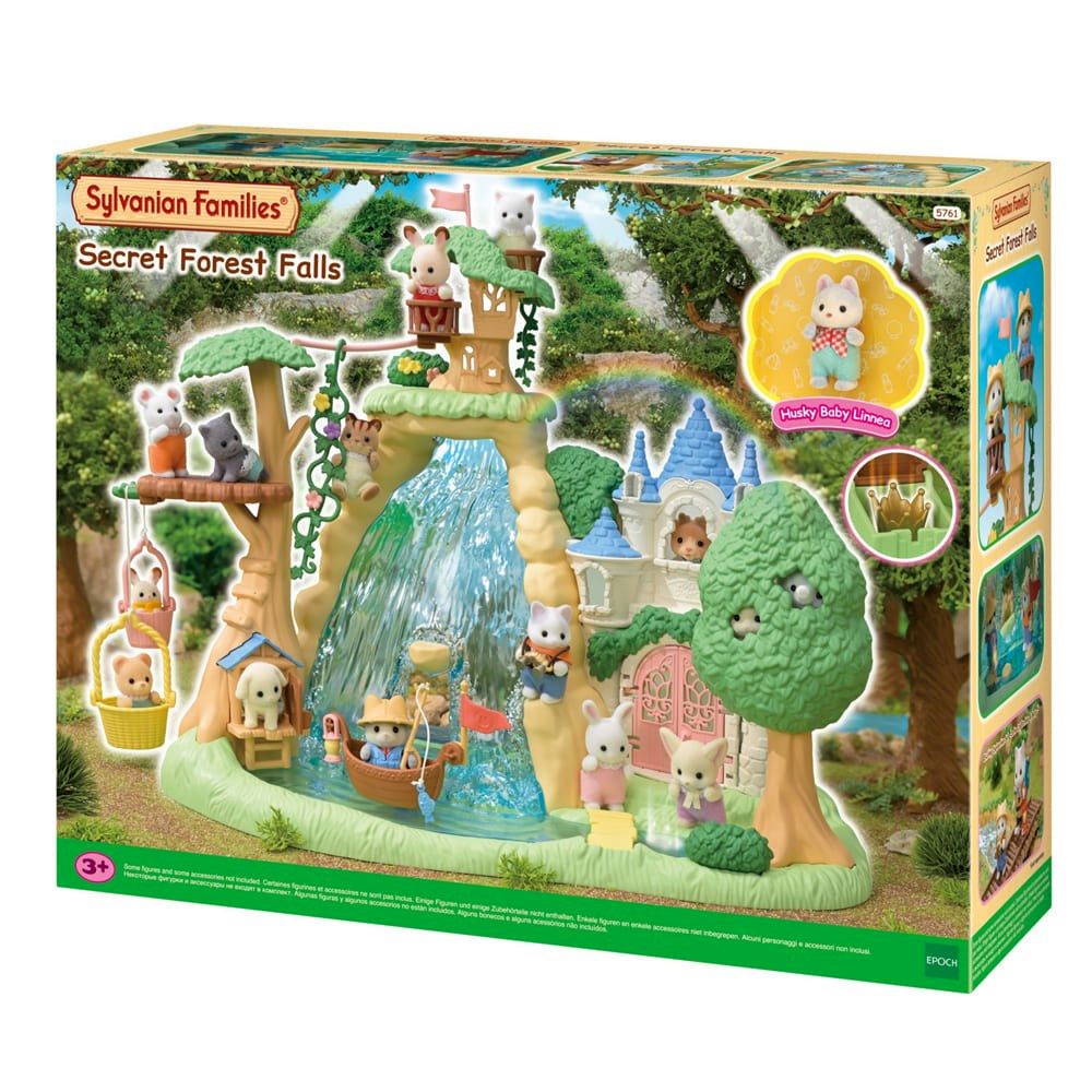 Sylvanian Families Secret Forest Falls Playset