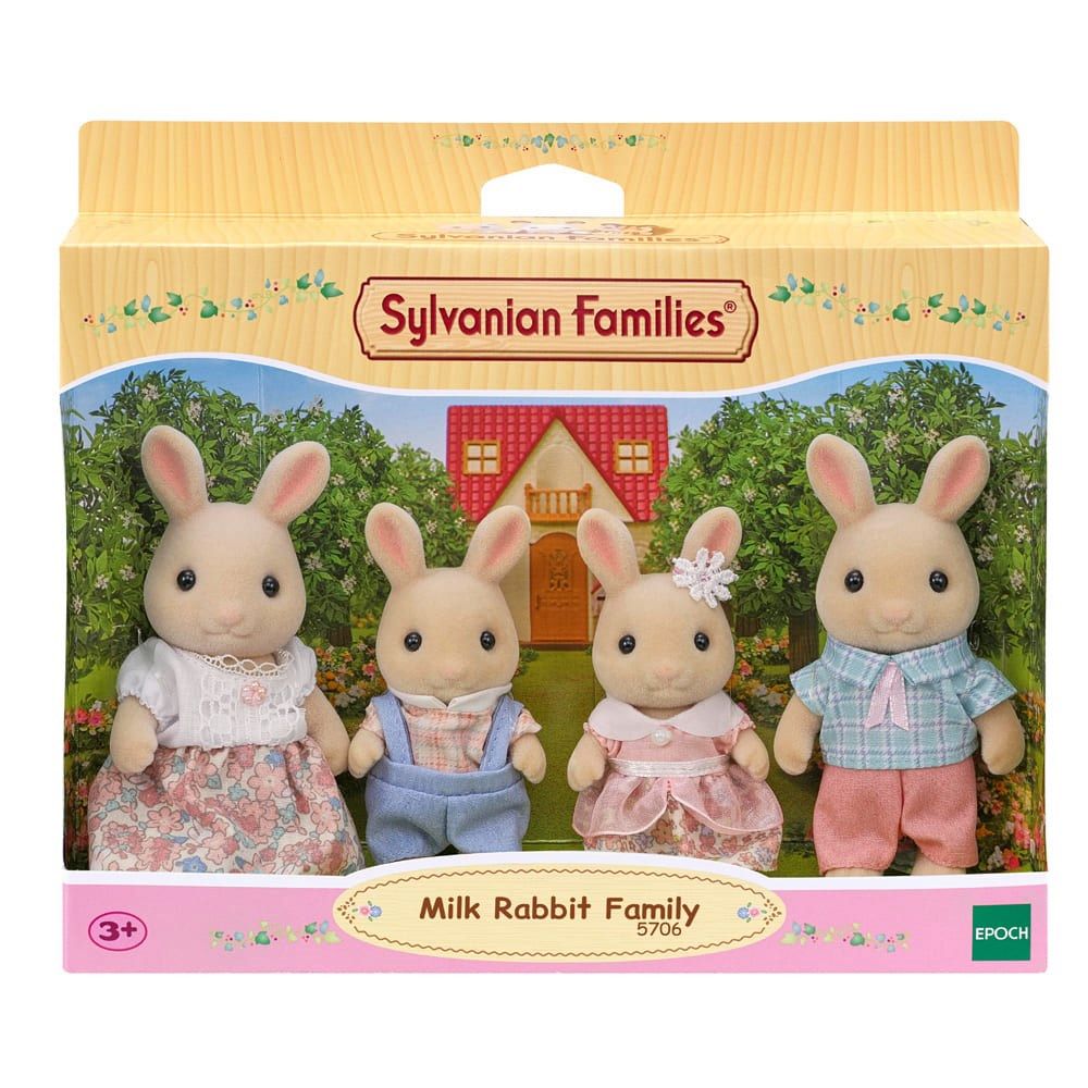 Sylvanian Families Milk Rabbit Family