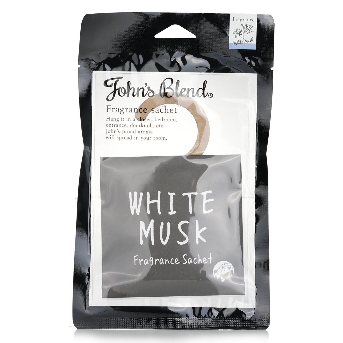 John's Blend - Fragrance Sachet - White Musk  - 1pcs