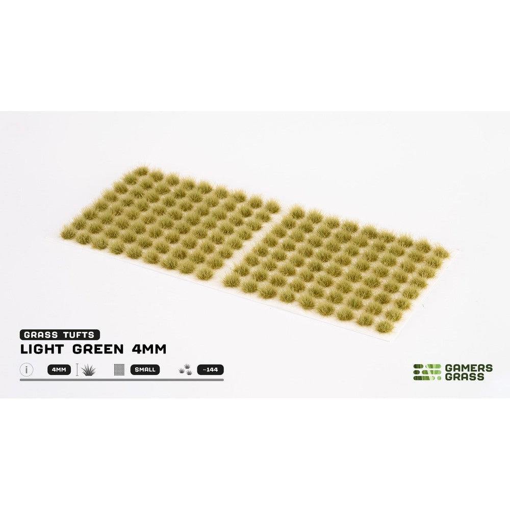 Gamers Grass - Grass Tufts - Light Green 4mm - Small - Miniature Figure