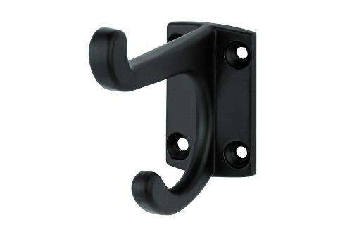 Hat and Coat Hook - Black Powder Coated