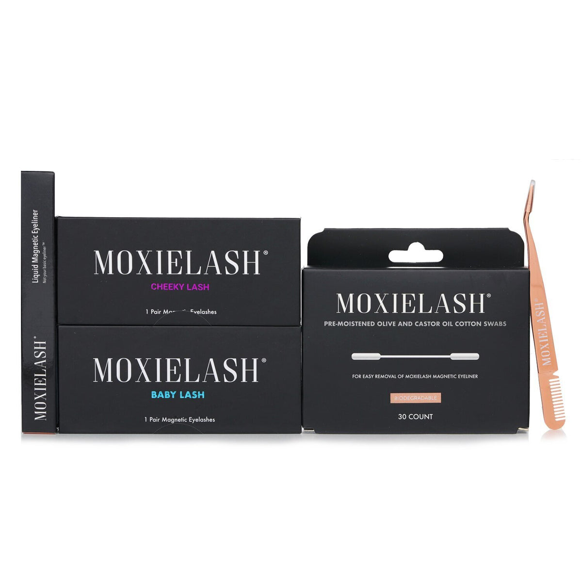 MoxieLash - Luxe Bag Accent Set  - 5pcs+1bag