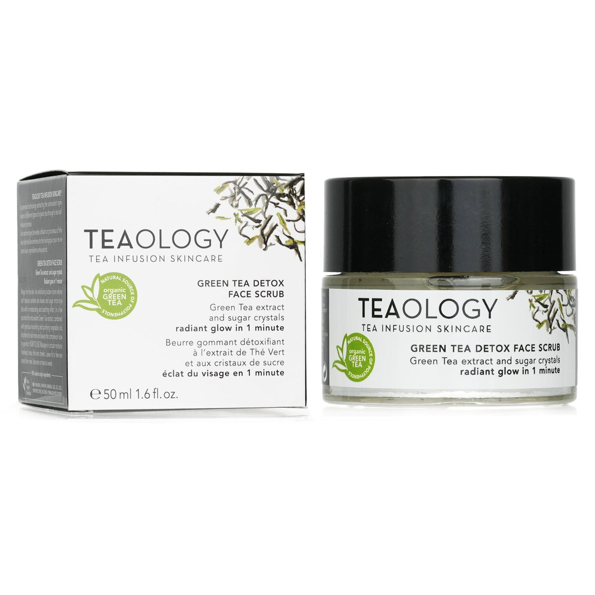 Teaology - Green Tea Detox Face Scrub  - 50ml/1.6oz
