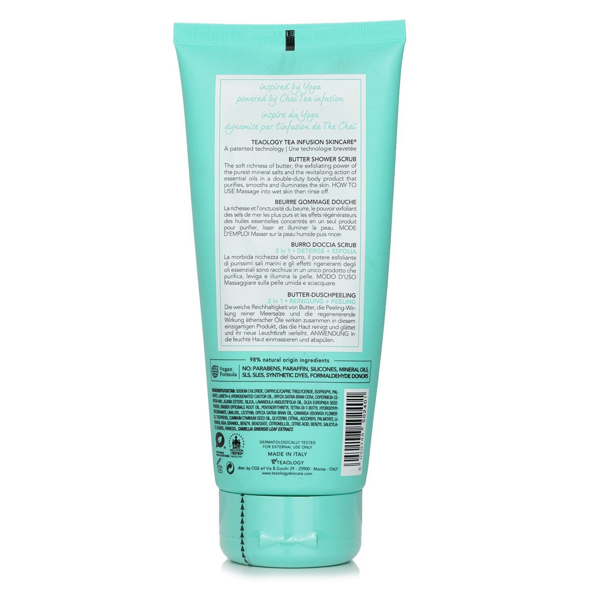 Teaology - Yoga Care Radiance Butter Shower Scrub  - 200ml/6.7oz