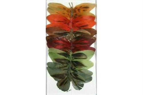 Artificial Craft Natural Butterfly x 12