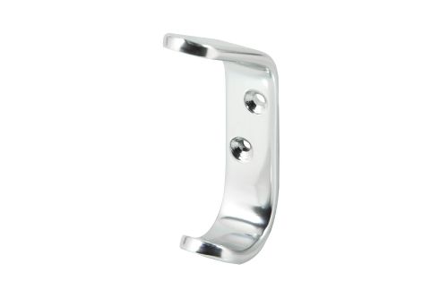 Hat and Coat Hook (Aluminium) - School Spec - Chrome Plated