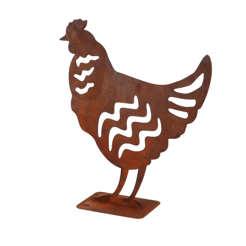 Garden Decoration - Rooster Standing (Set of 2)