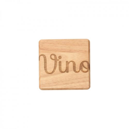 Elegant Hevea wood coasters measuring 100mm x 100mm, protecting surfaces while enhancing your dining decor.