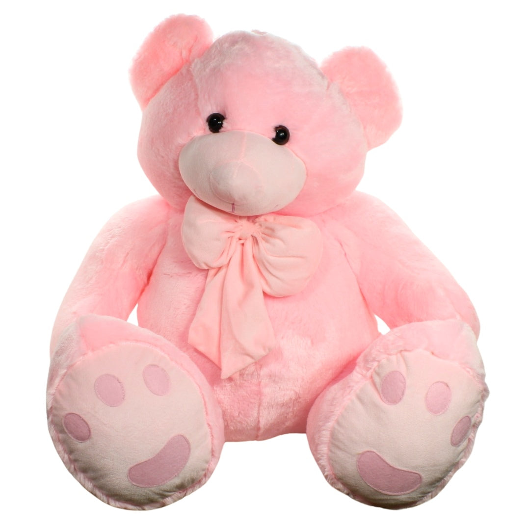 Roly Bear. Pink.   85cm high.