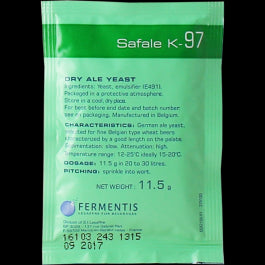 Safale K-97 Yeast (11.5g)