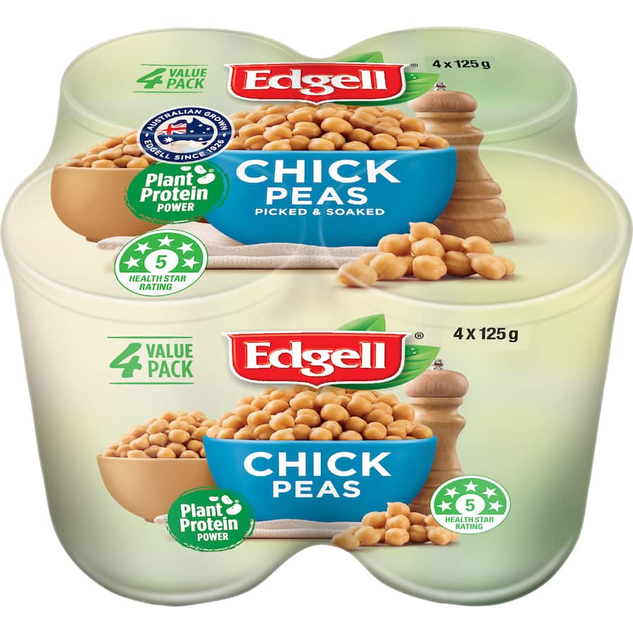 Edgell Chick Peas  4 pack 500g