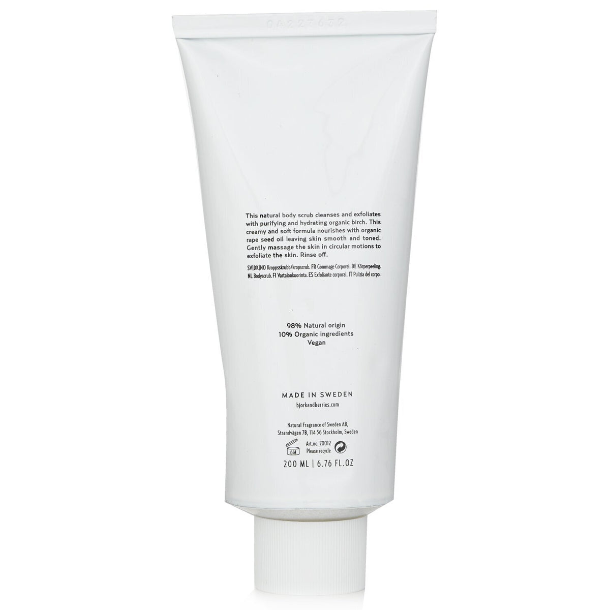 Bjork & Berries - Body Scrub Creamy Exfoliating Treatment  - 200ml/6.76oz