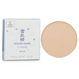 Kose - Sekkisei Snow CC Powder Case With Sponge SPF 14 #01  - 8g/0.28oz