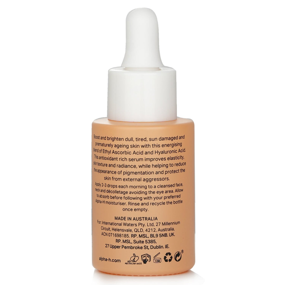 Alpha-H - Vitamin C Serum with 10% Ethyl Ascorbic Acid  - 25ml/0.85oz