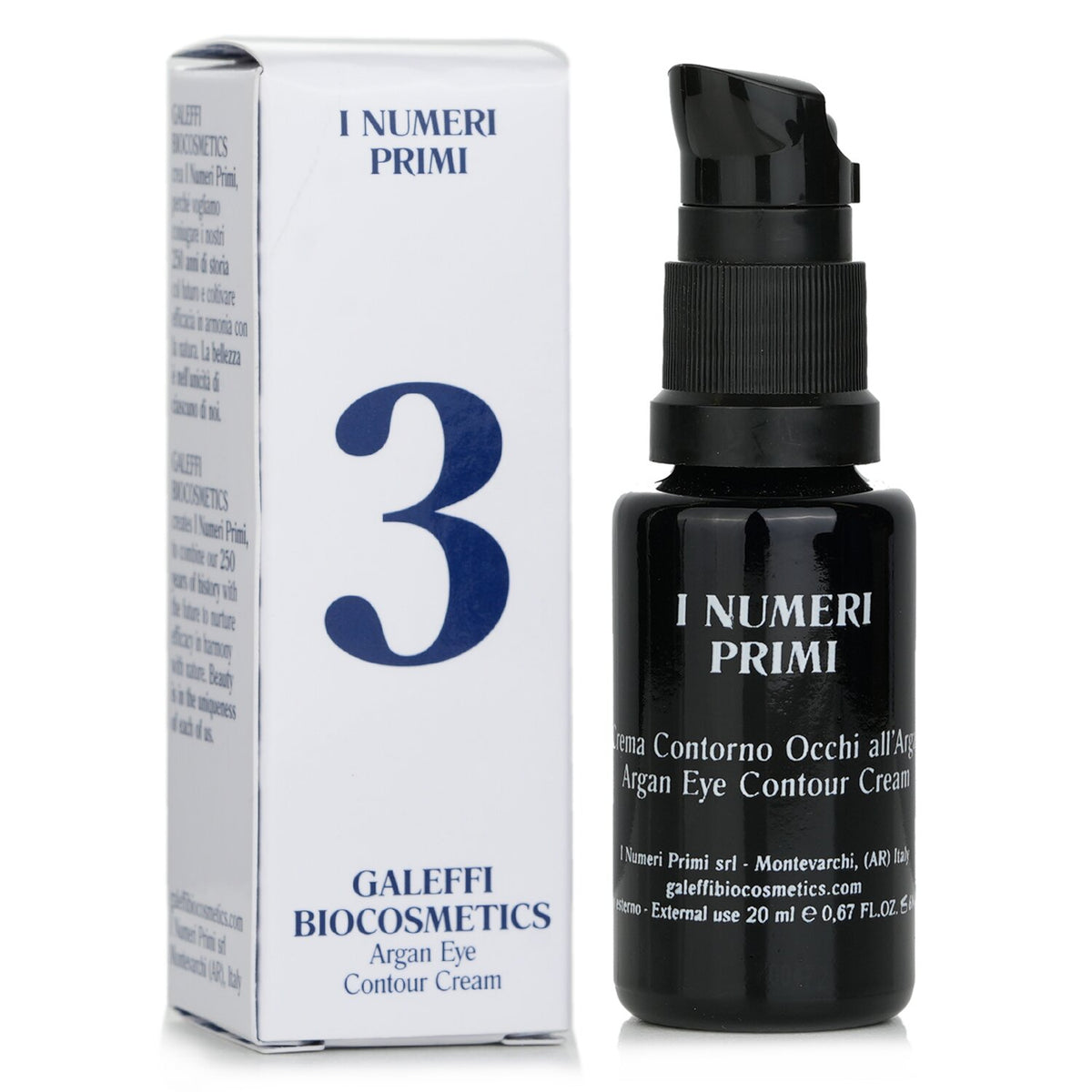 I Numeri Primi - N.3 Argan Eye Contour Cream  - 30ml/1oz