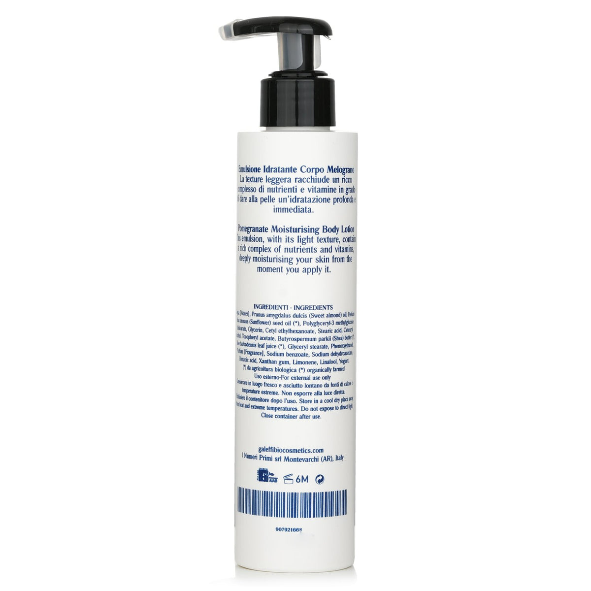I Numeri Primi - N.43 Pomegranate Moisturising Body Lotion  - 200ml/8.4oz