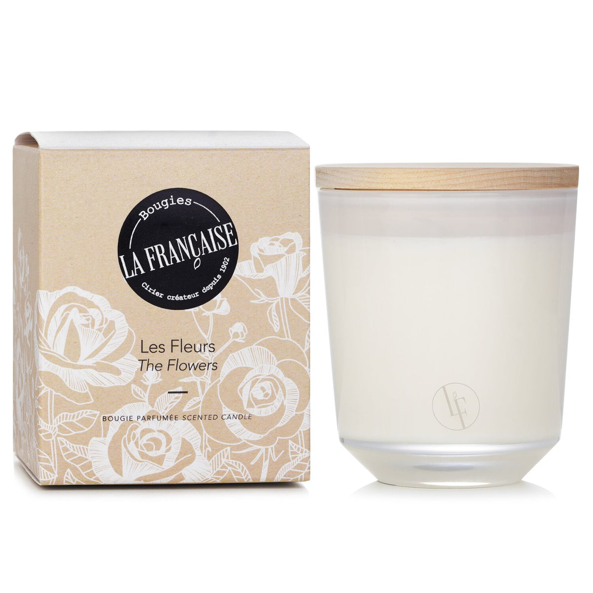 Bougies la Francaise - Vegetable Wax The Flowers Scented Candle  - 200g/7.05oz