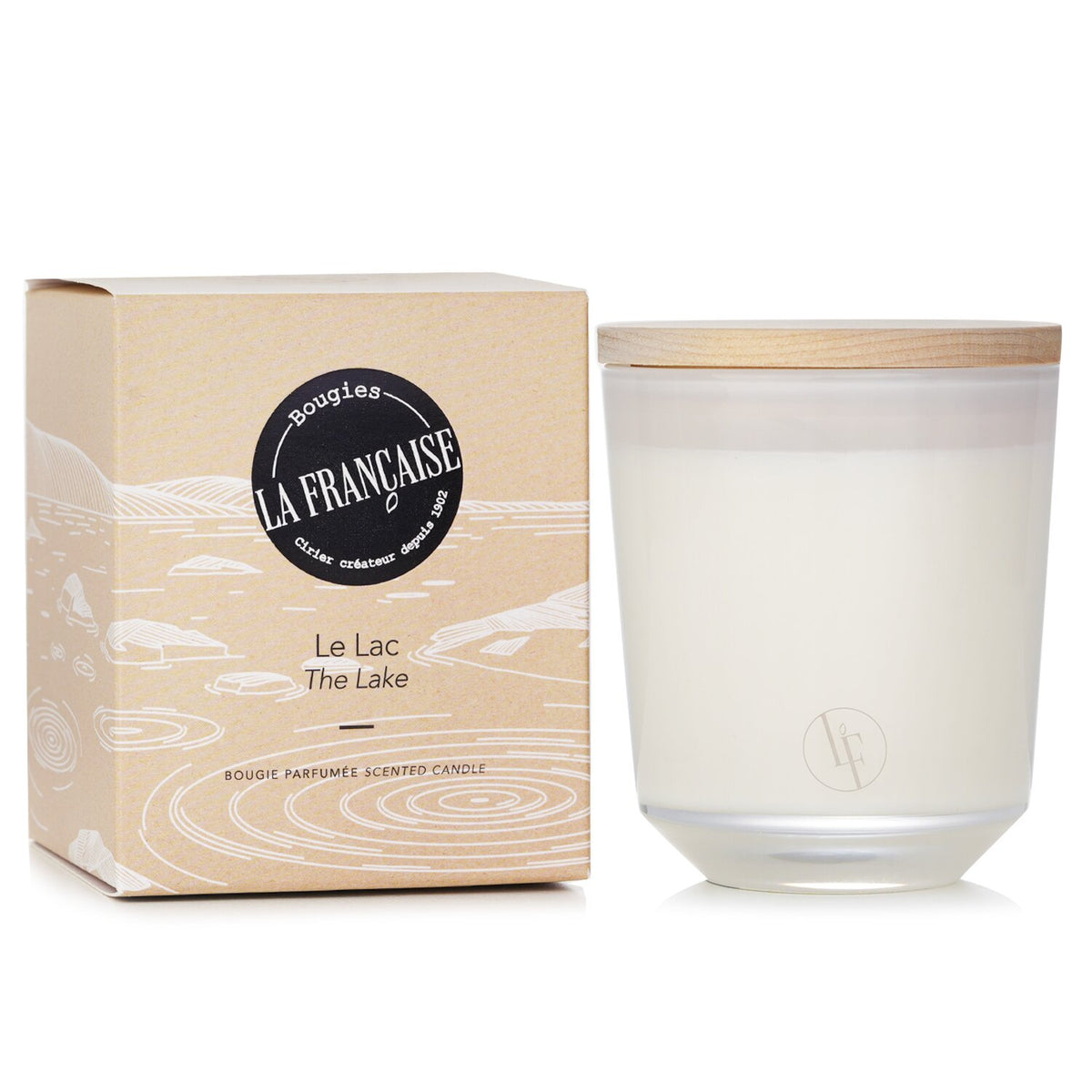 Bougies la Francaise - Vegetable Wax The Lake Scented Candle  - 200g/7.05oz