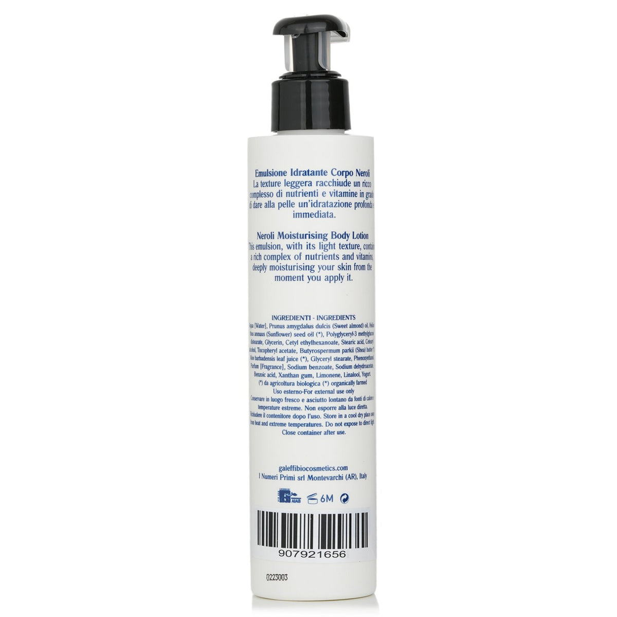 I Numeri Primi - N.43 Neroli Moisturising Body Lotion  - 200ml/8.4oz