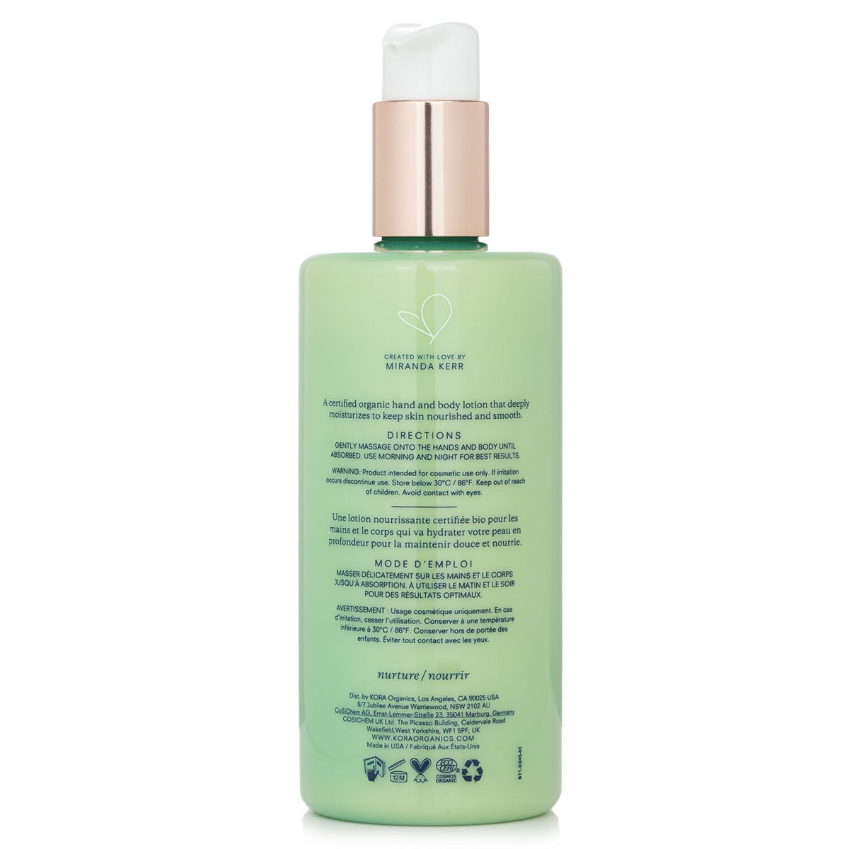 Kora Organics - Hand & Body Lotion  - 300ml/10.14oz