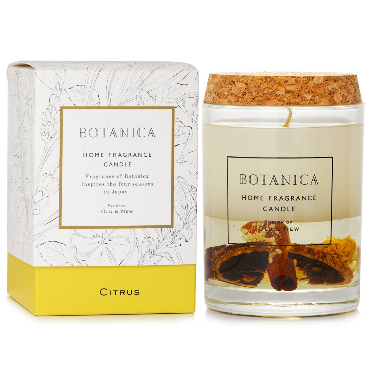 Botanica - Home Fragrance Candle Citrus  - 220g/7.8oz