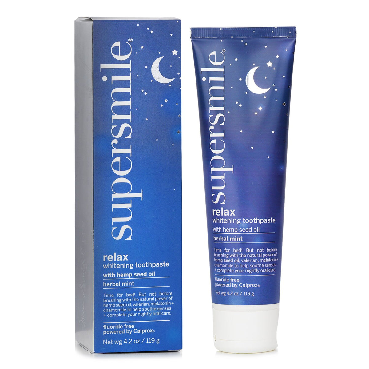 Supersmile - Relax Whitening Toothpaste With Hemp Seed Oil  - 4.2oz/119g