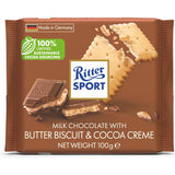 Ritter Sport Chocolate Bar Milk Butter Biscuit 100g